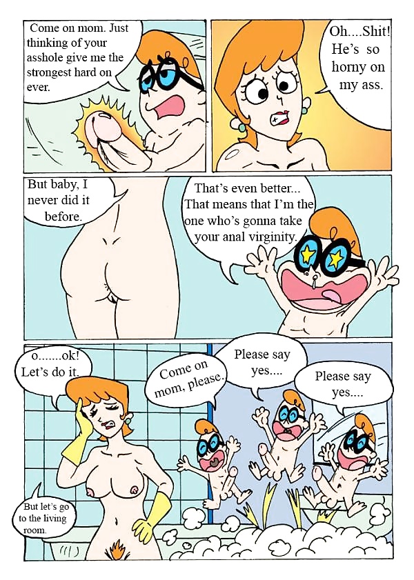 El laboratorio de Dexter comics porno